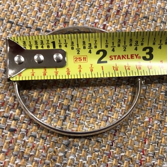 Sterling Silver Spring Closure Locking Clasp Closure Bangle Bracelet - Picture 11 of 15